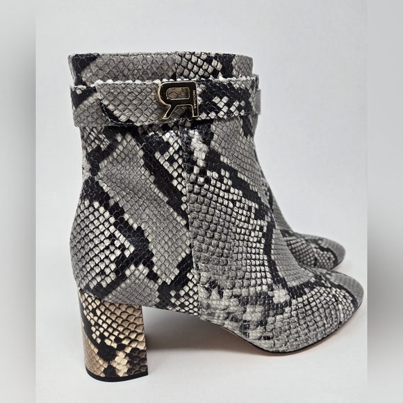 Rochas Python Embossed Boot Size 40 - Picture 10 of 12